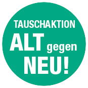 Button Tauschaktion Alt gegen Neu